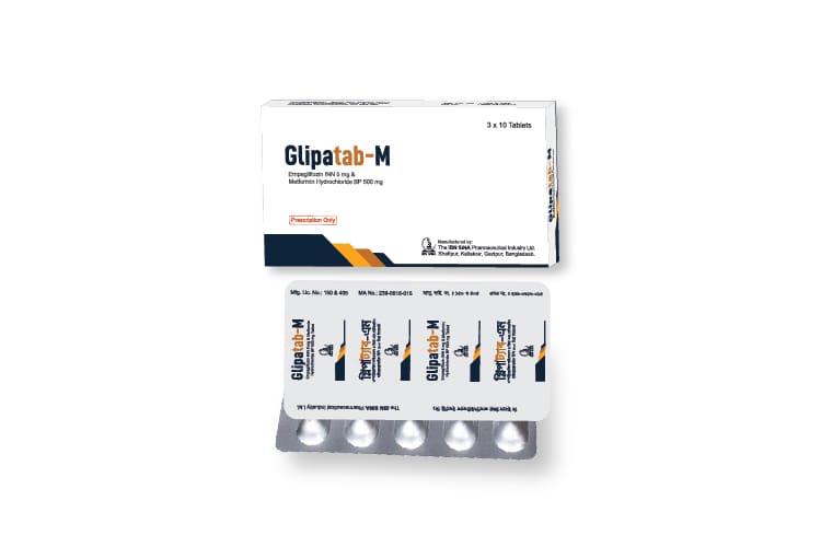 Tablet Glipatab M 500mg (30pcs)